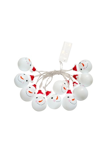 Ximistore9 Kralık Figürlü Led Noel Işık Zinciri, 1.5m 10 Işık, Pilli Kutusu Pil Yok , Ev Bahçe Dekorasyonu, Festivite Atmosferi