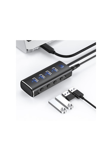 Uhp03-017 Apollobell 4-in-1 Usb-a-hub