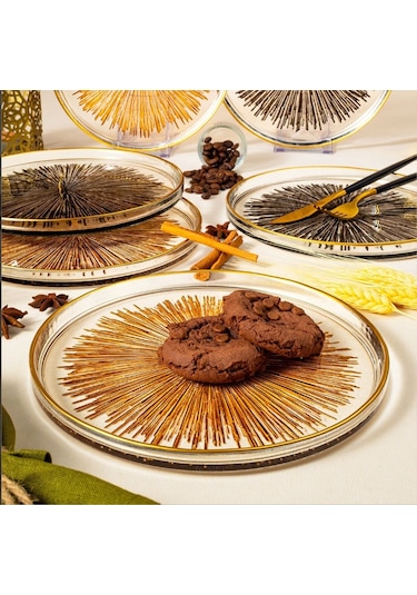 Fecra Mystic 6'lı Servis Tabağı Seti 21 Cm