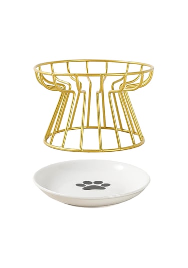 Homyl Kediler Ve Köpekler Için Seramik Yükseltilmiş Hayvan