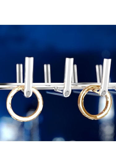 TEKNOTEL TAKI AKSESUAR STANDI DEKORATİF ORGANİZER KROM EG210