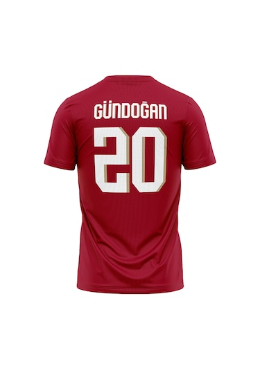 Gsstore Galatasaray İlkay Gündoğan Welcome Tee E251579 Sarı - Kırmızı