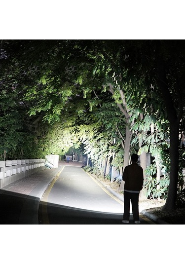 Yaozixa Sd-0712a Abs Materyal Li-po Pil Led El Feneri, Usb Şarjlı, Yaşam Seviyesi Su Geçirmez, Güçlü Işık-orta Işık-flaş Modları, Outdoor-aktiviteler-günlük Kullanim İçin Uygun Çok Renkli