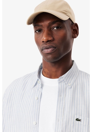 Lacoste Men's Regular Fit Blue Shirt Standart Kesim Erkek Gömlek Mavi