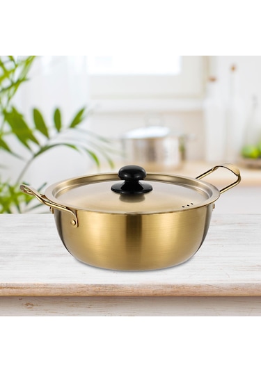 Kore Ramen Pot Kimchi Çorba Tenceresi Mutfak Tencere Tencere Sağlam Kore Anında Erişte Tenceresi Deniz Ürünleri Kamp Yumurtaları İçin Birlik Tenceresi Diğer