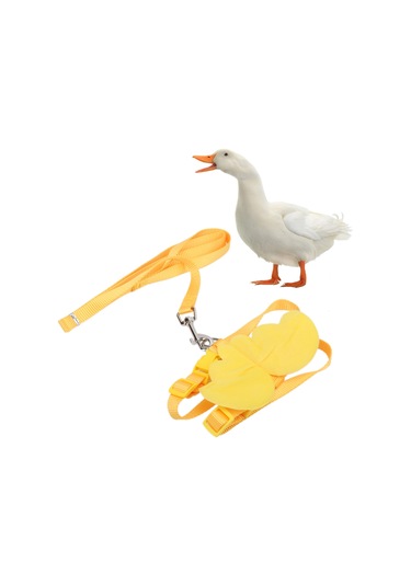 Yuntech01 Küçük Ördek Ve Tavuk İçin Nylon Ayarlanabilir Taşıma Kemer, Outdoor Egzersiz Ve Kayıp Koruma, Sarı Xs Boyutu