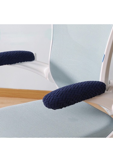 Suntek 2 Adet Ofis Koltuğu Kol Dayama Kılıfları KOYU MAVİ