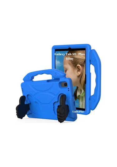 Samsung Galaxy Uyumlu Tab A9 Plus X210 X213 X215 X217 Kılıf Tutmalı Standlı Silikon Case