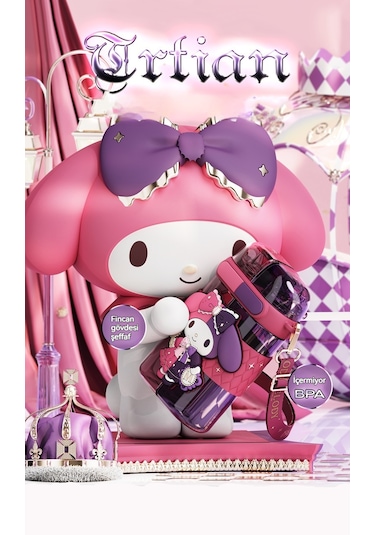 640ml Denizkızı Desenli Çocuk Taşınabilir İçme Şişesi