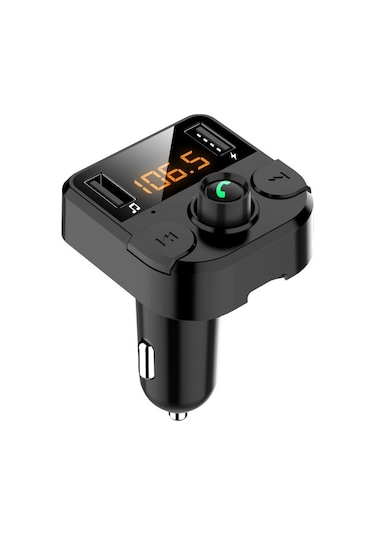 Willowhaven C7 Akıllı Araç Şarj Ve Müzik Çalar - Usb 3.1a Hızlı Şarj Ve Tf Kart Desteği - Siyah