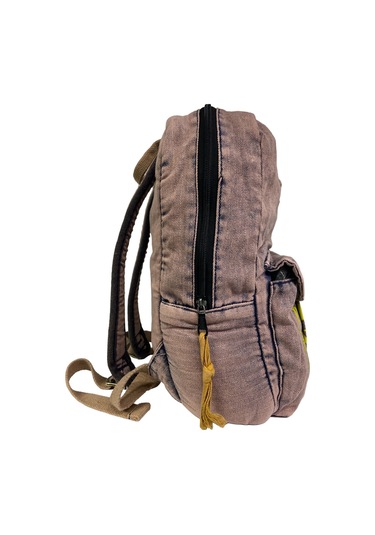 Kaliteli Vintage Tek Gözlü Disayn Sırt Gezi Çantası Kc Harley Bag 5097 Pembe