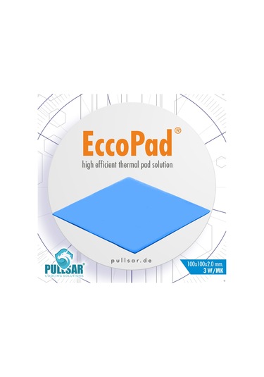 Pullsar Eccopad Thermal Pad 100 x 100 x 2.0 Mm 3.0W/M x K