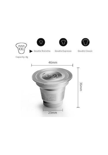 Suntek Lor Için Paslanmaz Çelik Yeniden Kullanılabilir Kahve