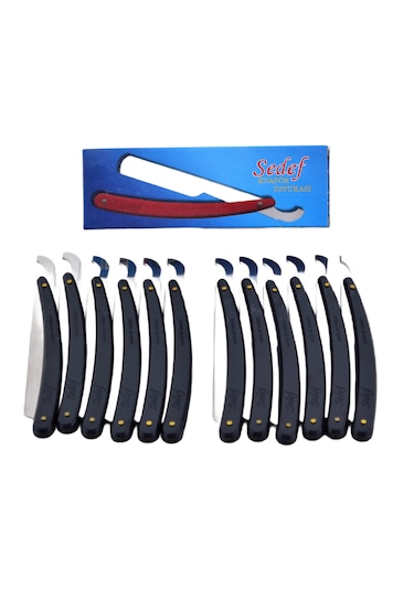 Sedef 12 Adet Siyah Tıraş Usturası