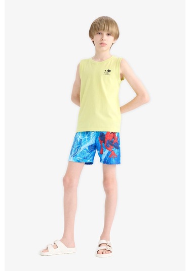 DeFacto Erkek Çocuk Marvel Spiderman Deniz Şortu E5443A825HSNV131