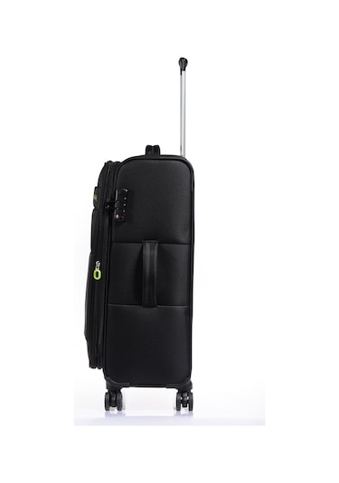 Pierre Cardin 4200 Siyah 70 CM Unisex Büyük Boy Bavul
