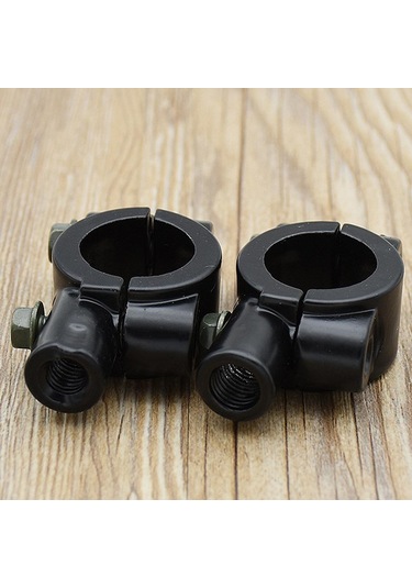 Suntek 10MM Ayna Montaj Kolu Bar Kelepçe Sahipleri Için Evrensel Motosiklet 1 Çift