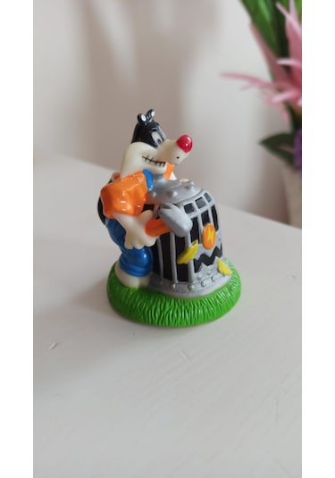 Vintage Sylvester Orijinal Yumuşak Figür & 7 Cm