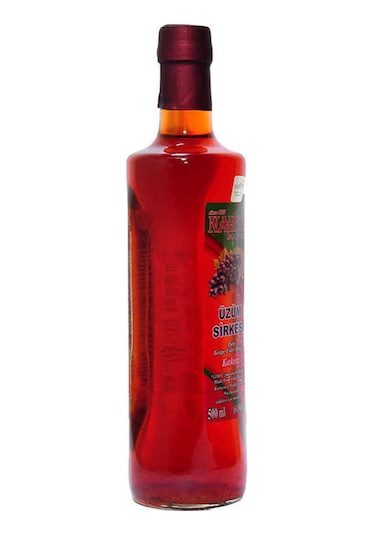 Üzüm Sirkesi Doğal Katkısız Cam Şişe 500 Ml