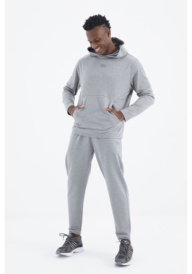 Tommy Life Rex Gri Melanj Basic Erkek Eşofman Takım - 85232 GRİ MELANJ