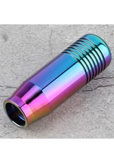 Yaozixa Üniversal Manuel Vites Kolu Başlığı Sk009 - Kaliteli Metal, 3 Adaptör 8/10/12mm İle Kolay Kurulum, Renkli Seçenek Pembe