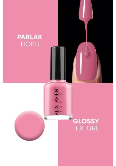 Alix Avien Oje 95 Yüksek Pigmentli Uzun Süreli Kalıcılık Hızlı Kuruma Nail Lacquer 95