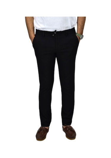 Erkek Siyah Jogger Lastikli Pantolon 1977 Bgl-st03731 Siyah