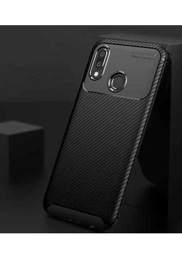 Huawei P20 Lite Kilif Karbon Silikon Case 389460410