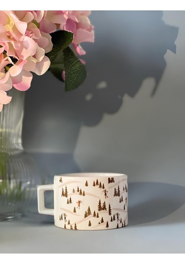 Yılbaşı Christmas Temalı Kupa Bardak Yeşil