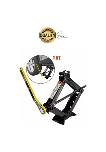 Dayanıklı Araba Kaldırma Akordiyon Tip Makas Cırcır Kollu 1.5 Ton Bijon Anahtarlı Otomobil Kriko Set
