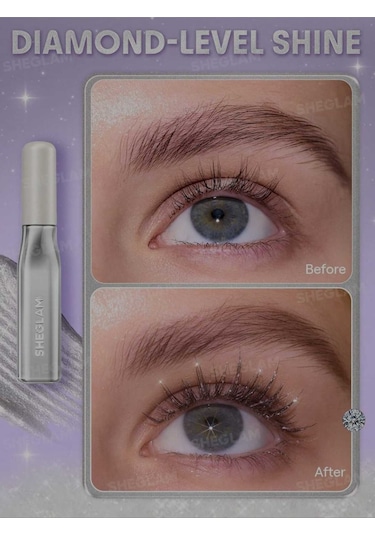 Sheglam Crystal Gaze Glitter Kaş Ve Kirpik Maskarası