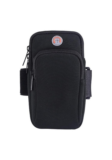 Siyah Açık Spor Çanta Kol Çantası Kol Bandı Cep Telefonları Tuşları Spor Salonu Tarzı Koşu Tutucu Çanta Koşu Spor Salonu