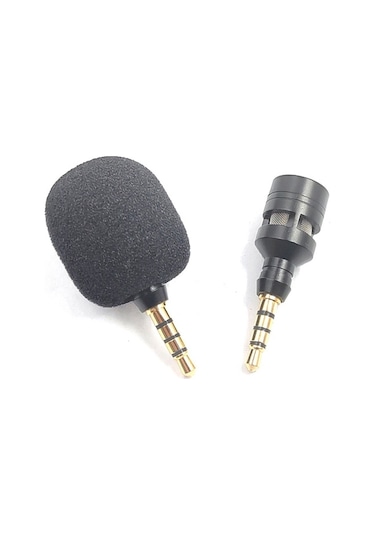 Zj052mr-01 4 Seviye Pin 3.5mm Cep Telefonu Tablet Oyun Makinesi Mini Düz Mikrofon