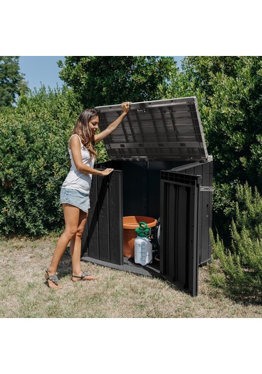 Storaway Gri Antrasit Bahçe Dolabı