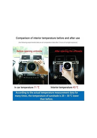 Bosphorusboutique02 Pasifix Araba Ön Cam Güneşlik Şemsiye - Yüksek Kalite, Kullanışlı, Uv Koruma