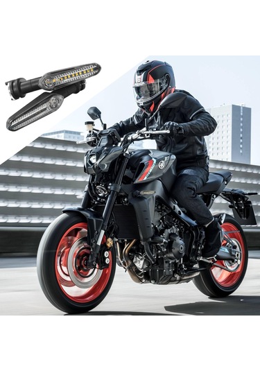 Geeroyoo Yamaha Motosikletler İçin Yüksek Parlaklıklı Led Sinyal Lambası - Mt07, Mt09, Mt10 Ve Diğer Modeller İçin Uygun