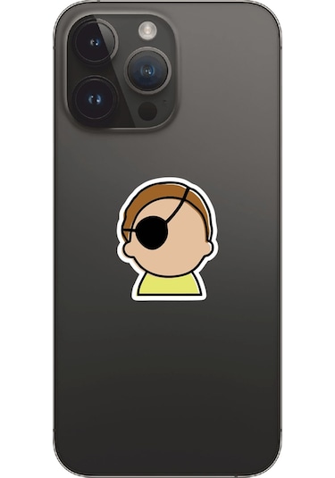 Rick And Morty Tasarımlı Laptop Notebook Tablet Telefon Sticker Set 15