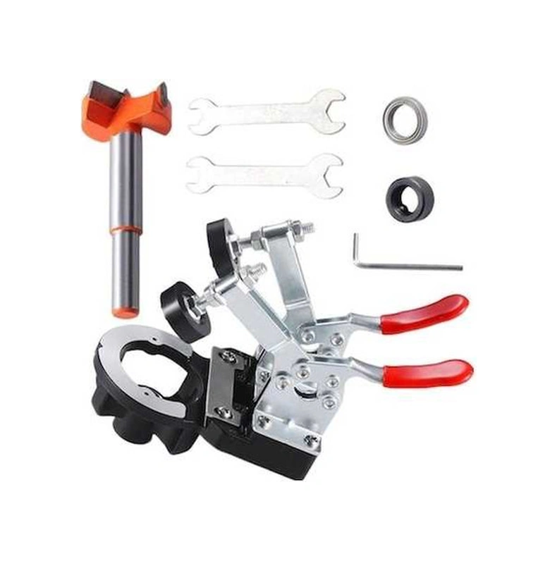 Tongxida 35mm Açık Ev Marangoz Için Menteşe Deliği Bulucu Jig