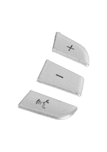 Reedark Bmw 1/2/3/4/5/7 Serisi X1 X3 X5 F10 F20 İçin Direksiyon Tuş Kaplama, Gümüş Renk, 8 Parça, Alüminyum Alyaş, Basit Kurulum,  Uyum Diğer