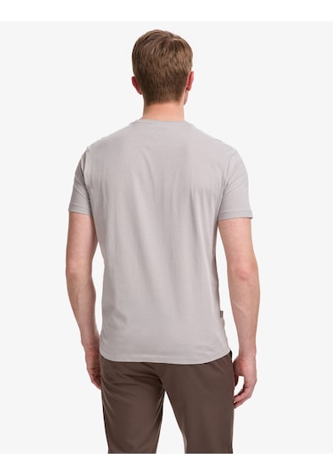Pierre Cardin Erkek Gri Tişört Basic 50325307-vr024