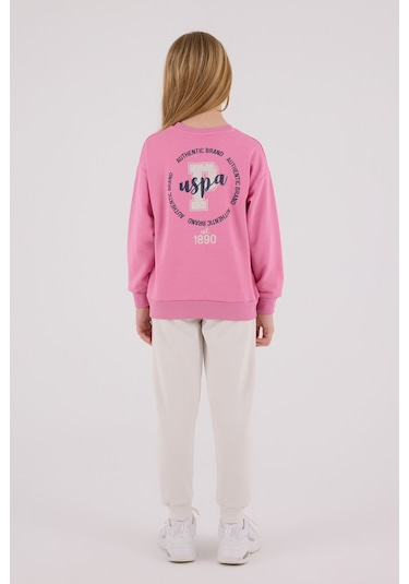 U.S. Polo Assn. Kız Çocuk Pembe Eşofman Takımı 5274-48845 Pembe