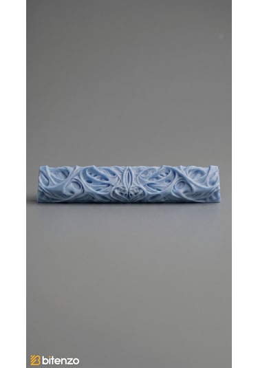 Custom Tasarım Mekanik Klavye Spacebar Keycap - 6.25u Uyumlu Özel Dokulu Boşluk Tuşu - Pastel Mavi