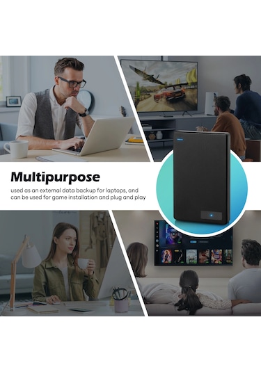 Taşınabilir Harici Hd Sabit Sürücü, 1tb,2tb, 4tb,5tb, Hdd Belleği, Usb3.0, Black 1tb Diğer