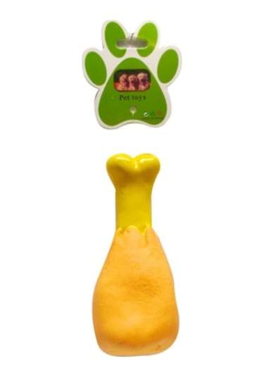 Tavuk Budu Şeklinde 13 x 5 x 5 CM Sesli Köpek Çiğneme Oyuncağı