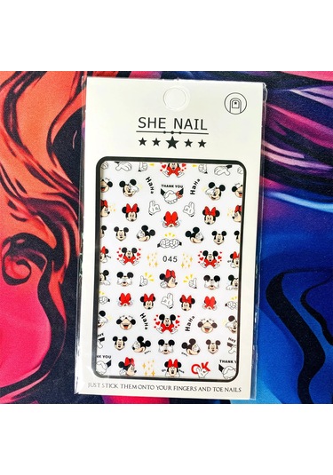 Lilo Ve Stitch Tırnak Çıkartmalar Anime Etiket Tırnak Sanat Süslemeleri Karikatür Animasyon Tırnaklar Üzerinde Basın Çivi Aksesuarları Manikür İçin Ordu Yeşil