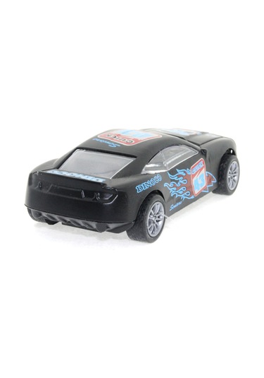 Die Cast Çek Bırak Metal Siyah Yarış Arabası 43