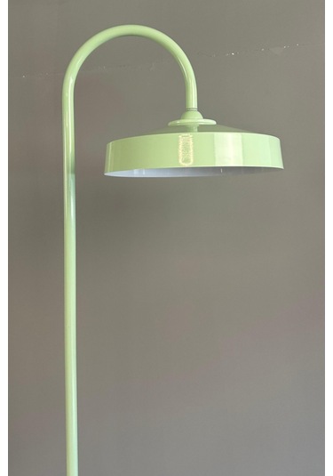 Mint Lambader Modern Dekoratif Metal Oturma Odası Çalışma Odası Zemin Lambası 6976 Yeşil