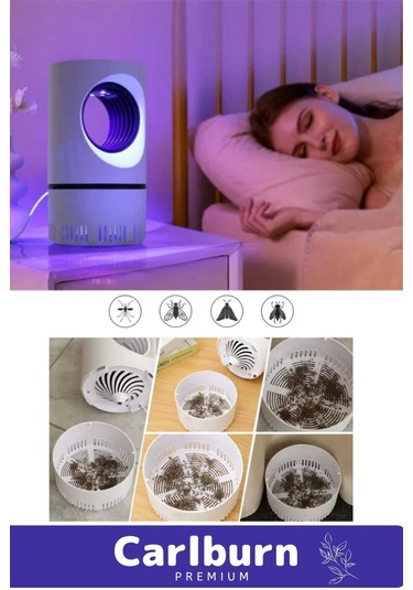 Premium Sessiz Yükseltmiş Güç 6 Uv Işık Elektrikli Uv Sinek Sivrisinek Haşere Öldürücü Lamba