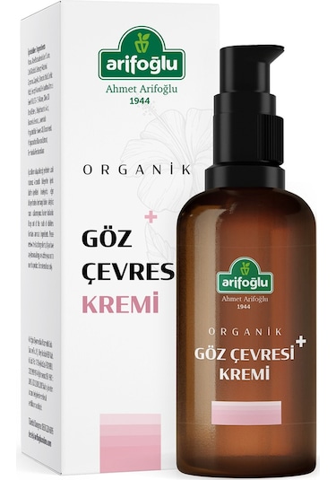 Arifoğlu Organik Göz Çevresi Bakım Kremi 30 ML