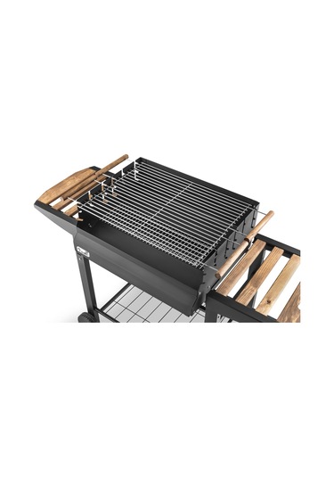 Grillia Grilchi Kömürlü Barbekü Mangal Önlük Hediyeli Siyah